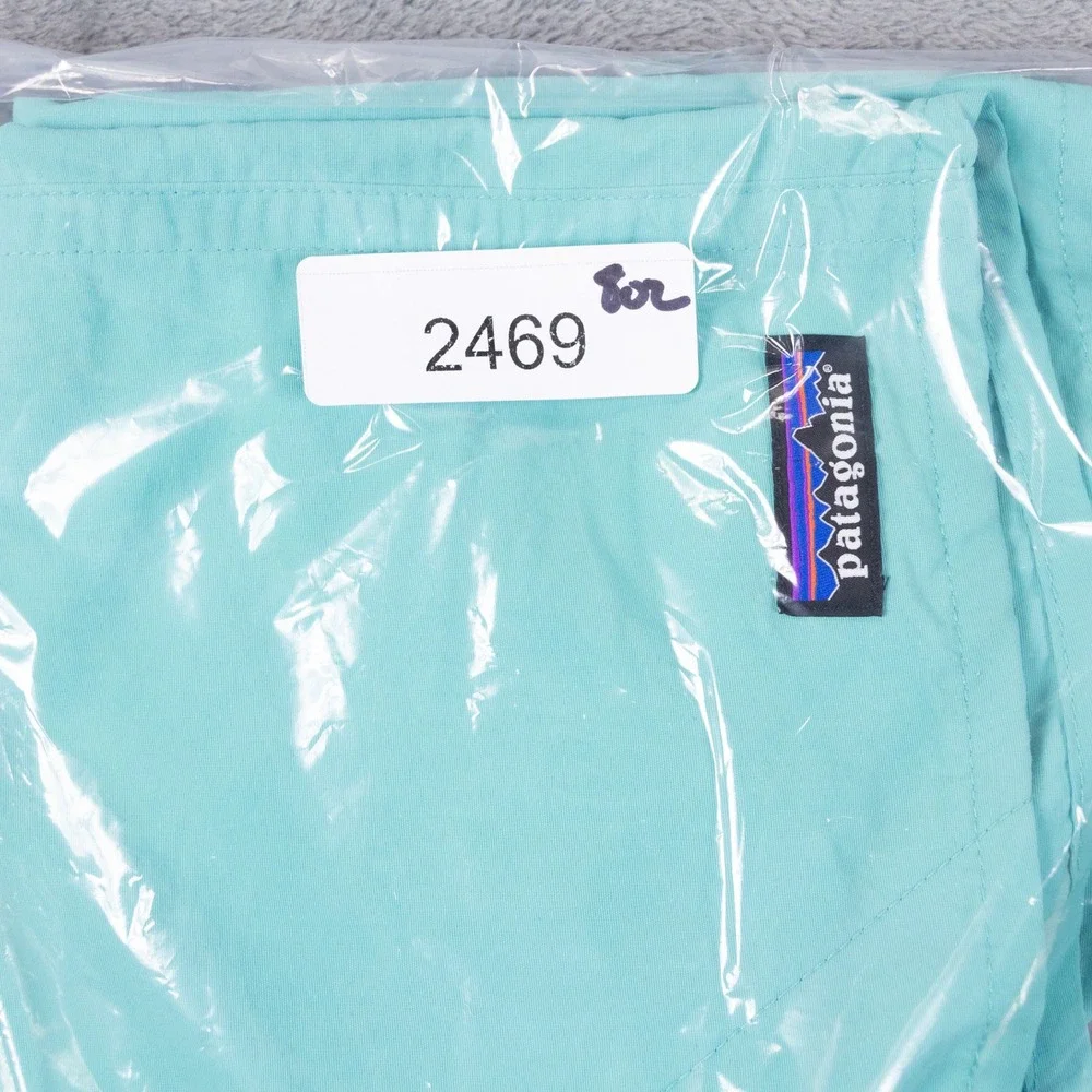 Patagonia Baggies Shorts 5 Inch Mens Small Teal Nylon Swim Trunks Lined 57022